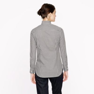 Thomas Mason&reg; tuxedo shirt in gingham