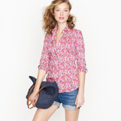 Liberty perfect shirt in floral