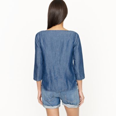 Chambray top