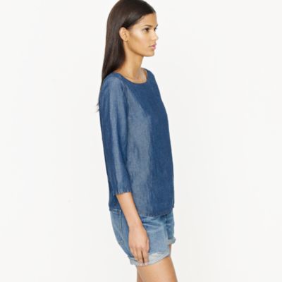 Chambray top