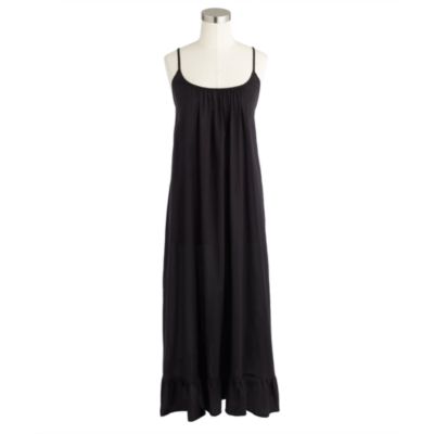 Sheer cotton cross-back sundress