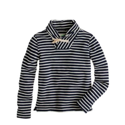 Boys' terry popover in nautical stripe