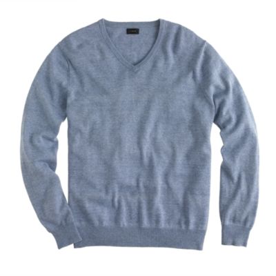 Cotton V-neck sweater