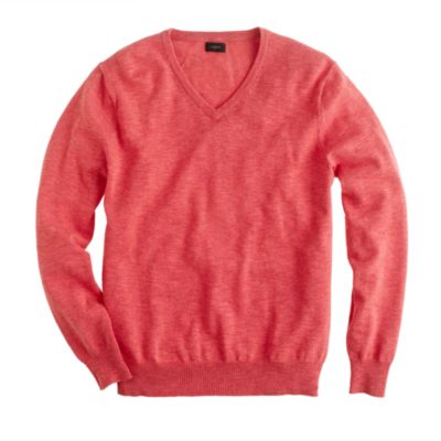 Cotton V-neck sweater