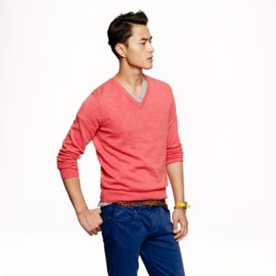 Cotton V-neck sweater