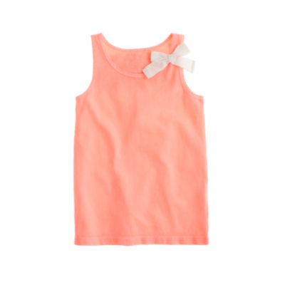 Girls' bow tank