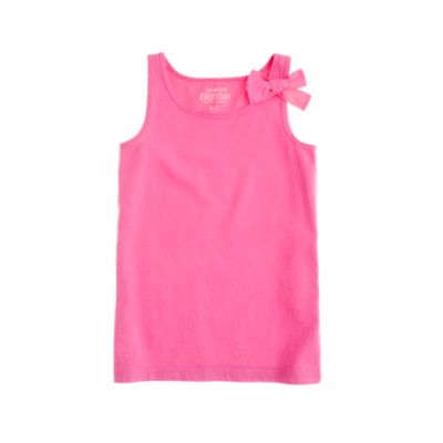 Girls' bow tank