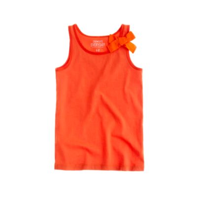 Girls' bow tank