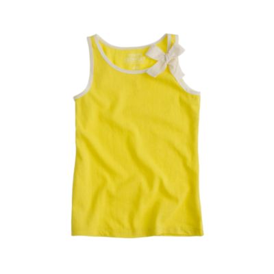 Girls' bow tank