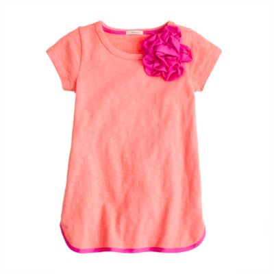 Girls' tea rose tunic