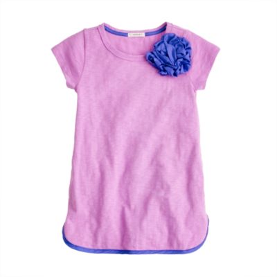 Girls' tea rose tunic