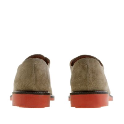 Kids' suede bucks with contrast sole