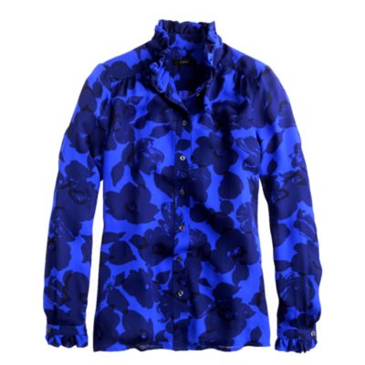 Collection watercolor floral blouse