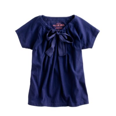 Girls' bow tie tee