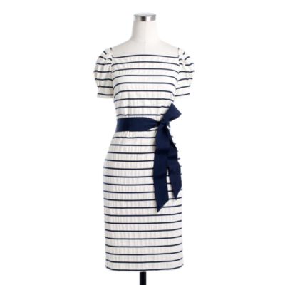 Puffection 
dress in stripe