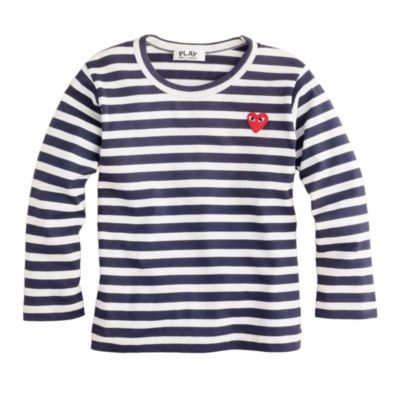 PLAY Comme des Gar�ons&reg; stripe heart tee