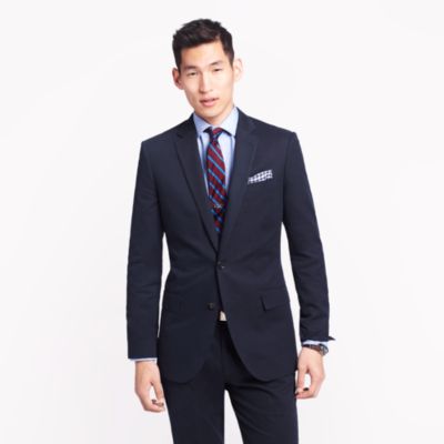 Ludlow suit jacket with double vent in Italian chino