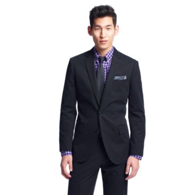 Ludlow suit jacket with center vent in Italian chino