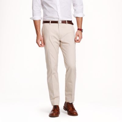 Unhemmed Ludlow slim suit pant in Italian chino