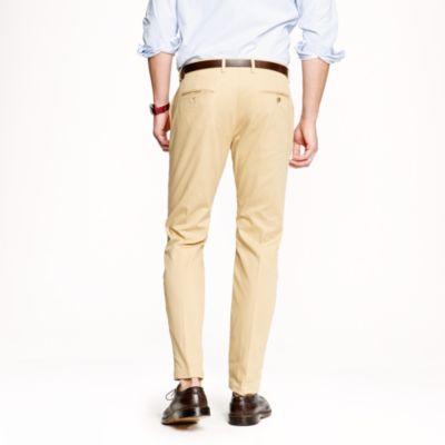 Unhemmed Ludlow classic suit pant in Italian chino
