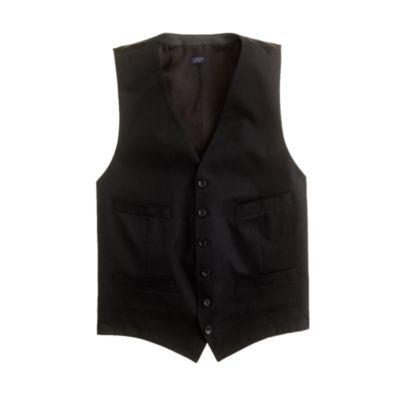 Ludlow suit vest in Italian chino