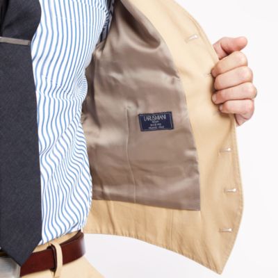 Ludlow suit vest in Italian chino
