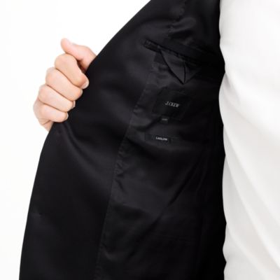 Ludlow tuxedo jacket with double vent in Italian chino