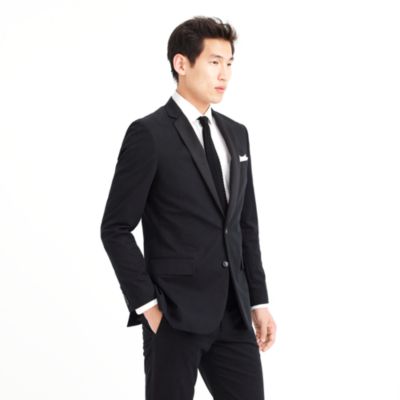 Ludlow tuxedo jacket with double vent in Italian chino