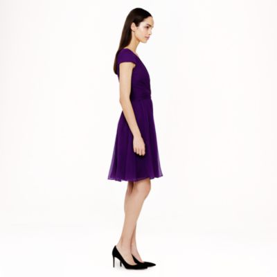 Mirabelle dress in silk chiffon