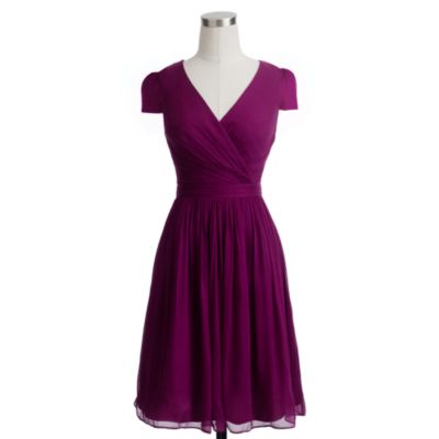 Mirabelle dress in silk chiffon