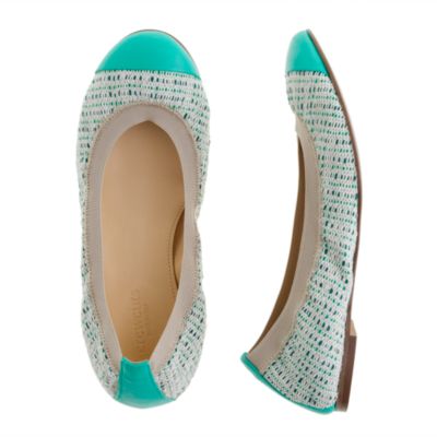 Girls' Mila cap toe ballet flats
