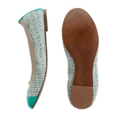 Girls' Mila cap toe ballet flats
