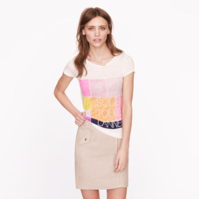Linen soleil tee