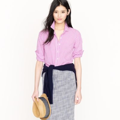 Perfect shirt in mini-gingham