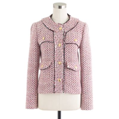 Collection rose tweed jacket