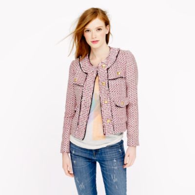 Collection rose tweed jacket