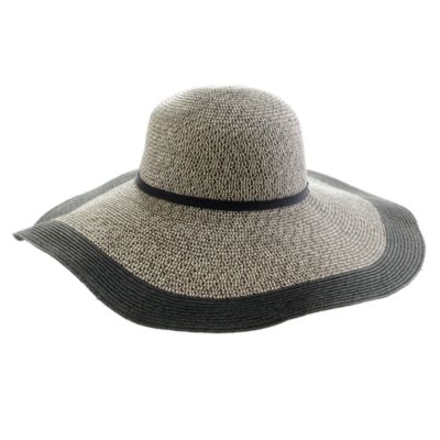 Two-tone straw hat