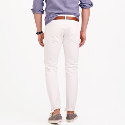 484 selvedge jean in white rinse