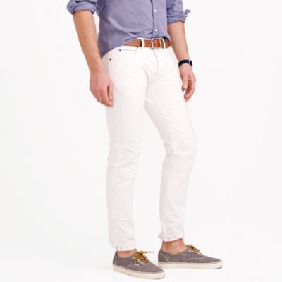 484 selvedge jean in white rinse