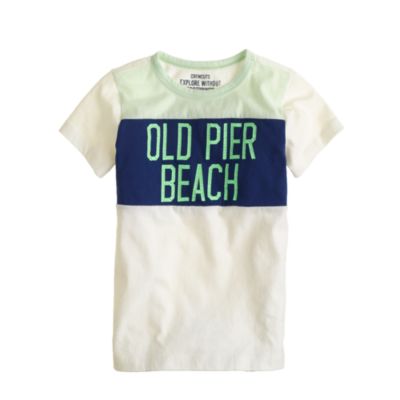 Boys' old pier beach tee