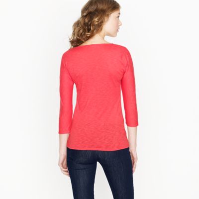 Lace necklace tee