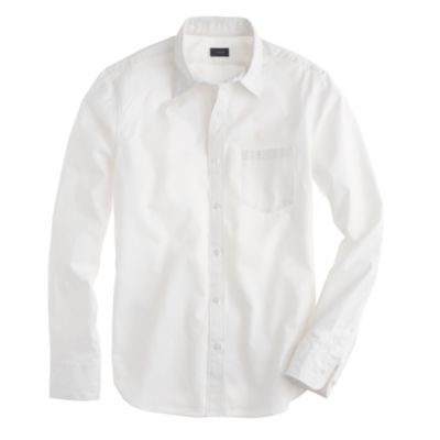 Slim Secret Wash Point Collar solid shirt