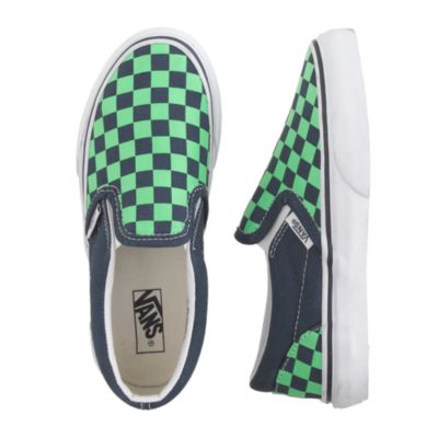 Kids' Vans&reg; checkerboard slip-ons