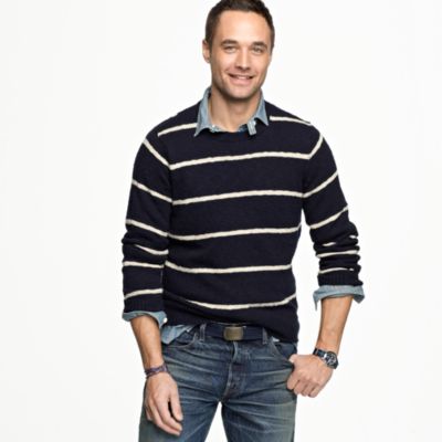 Cotton stripe sweater