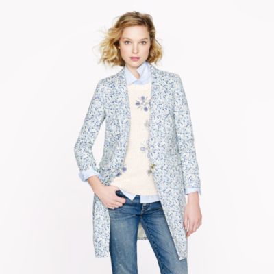 Collection Liberty topcoat in Phoebe floral