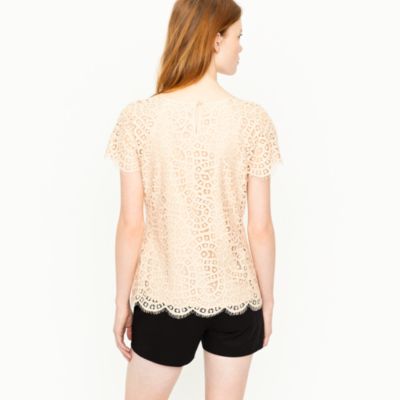 Raindrop lace top