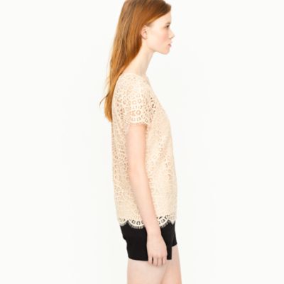 Raindrop lace top