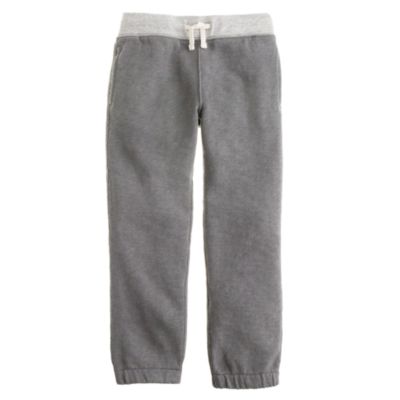 Boys' warm-up fleece sweatpant