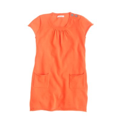 Girls' rolled pocket tunic