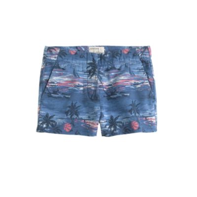 Girls' Frankie short in Hawaiian sunset